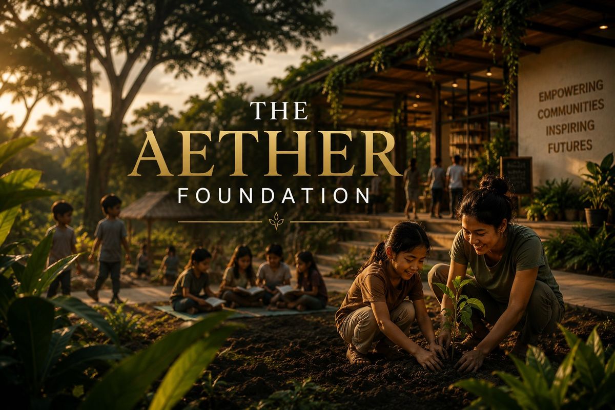 The Aether Foundation — building a better future, together