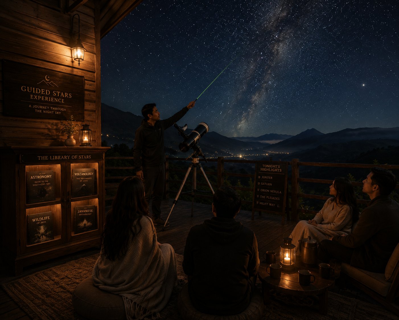 Guided Stars Experience, The Aether Lodge, South Lombok