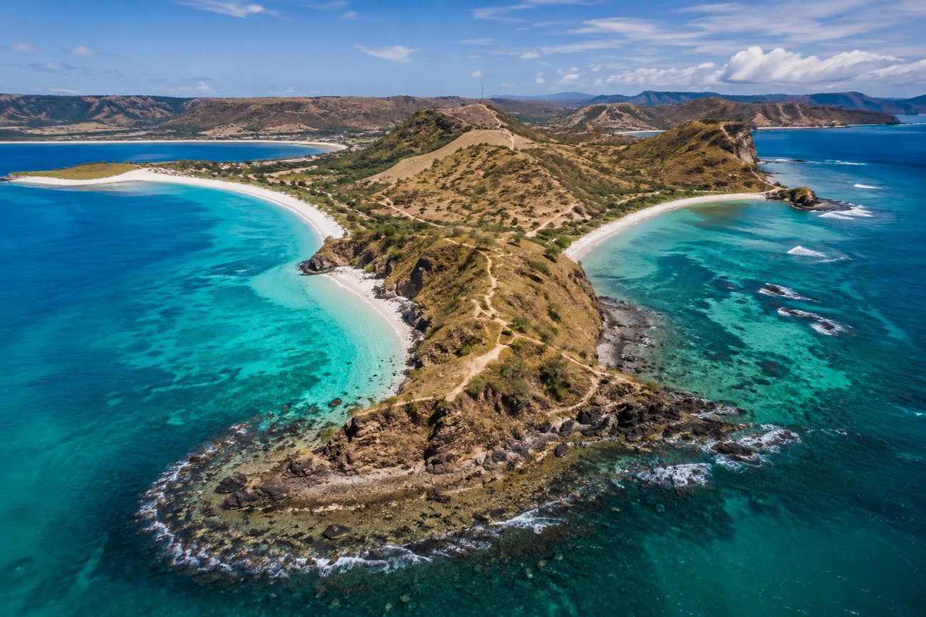 Tanjung Aan beach, South Lombok, Indonesia